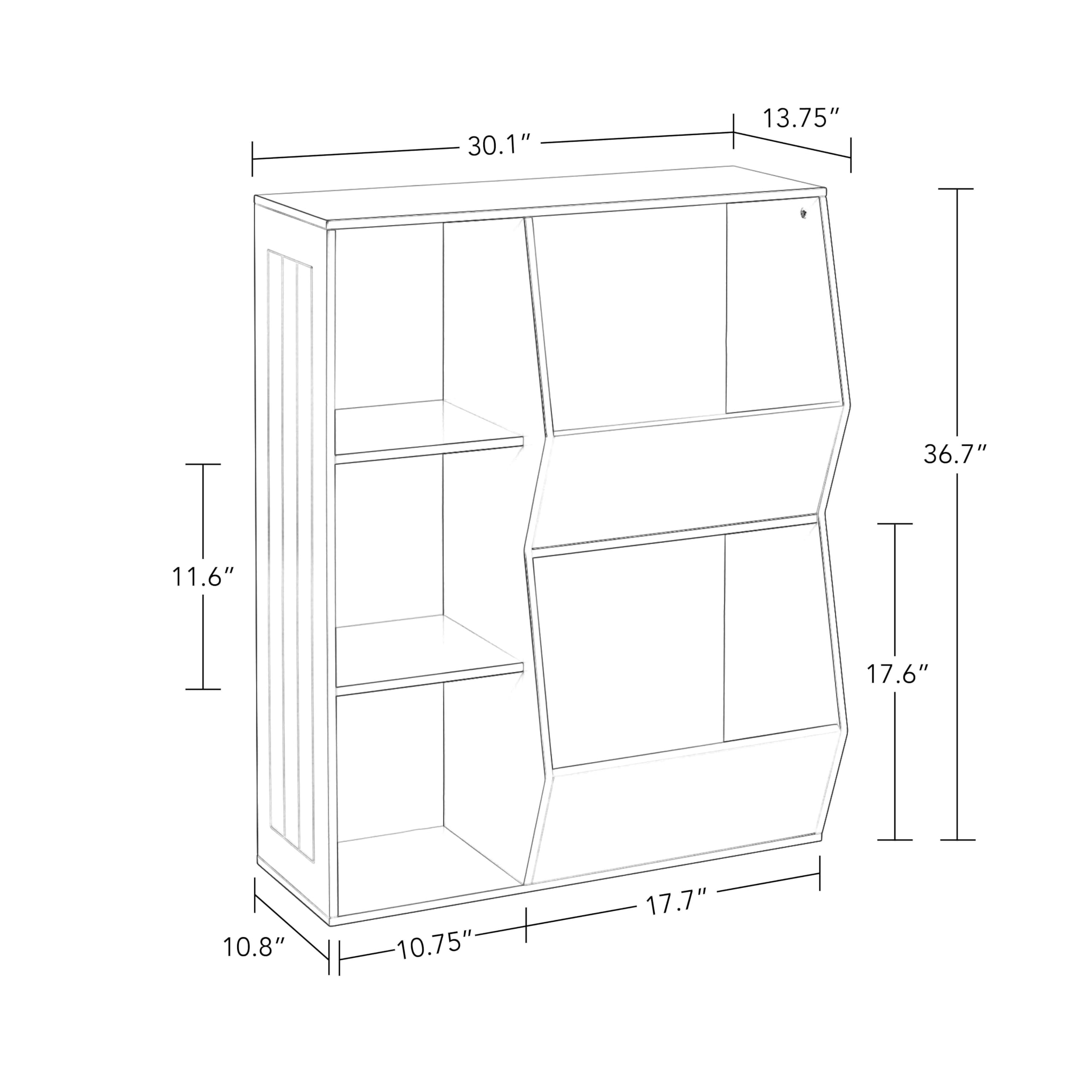 RiverRidge 02-147 Floor Cabinet, Gray, One-size,Grey