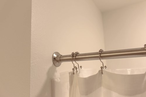 Design House 60 in. Shower Rod in Satin Nickel
