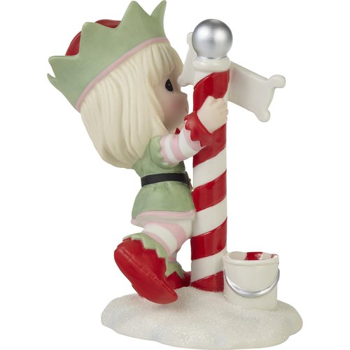 Precious Moments 231013 Greetings from The North Pole Annual Elf Bisque Porcelain Figurine