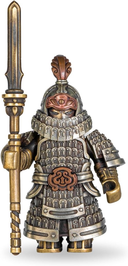 COPPERTIST.WU Jin Iron Soldier Figurine - Unique Home Decor Statue for Living Room & Office