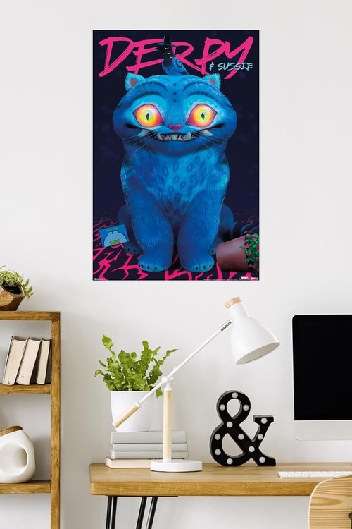 Netflix KPop Demon Hunters Wall Poster - Derpy & Sussie Design, Unframed 34L x 22.4W