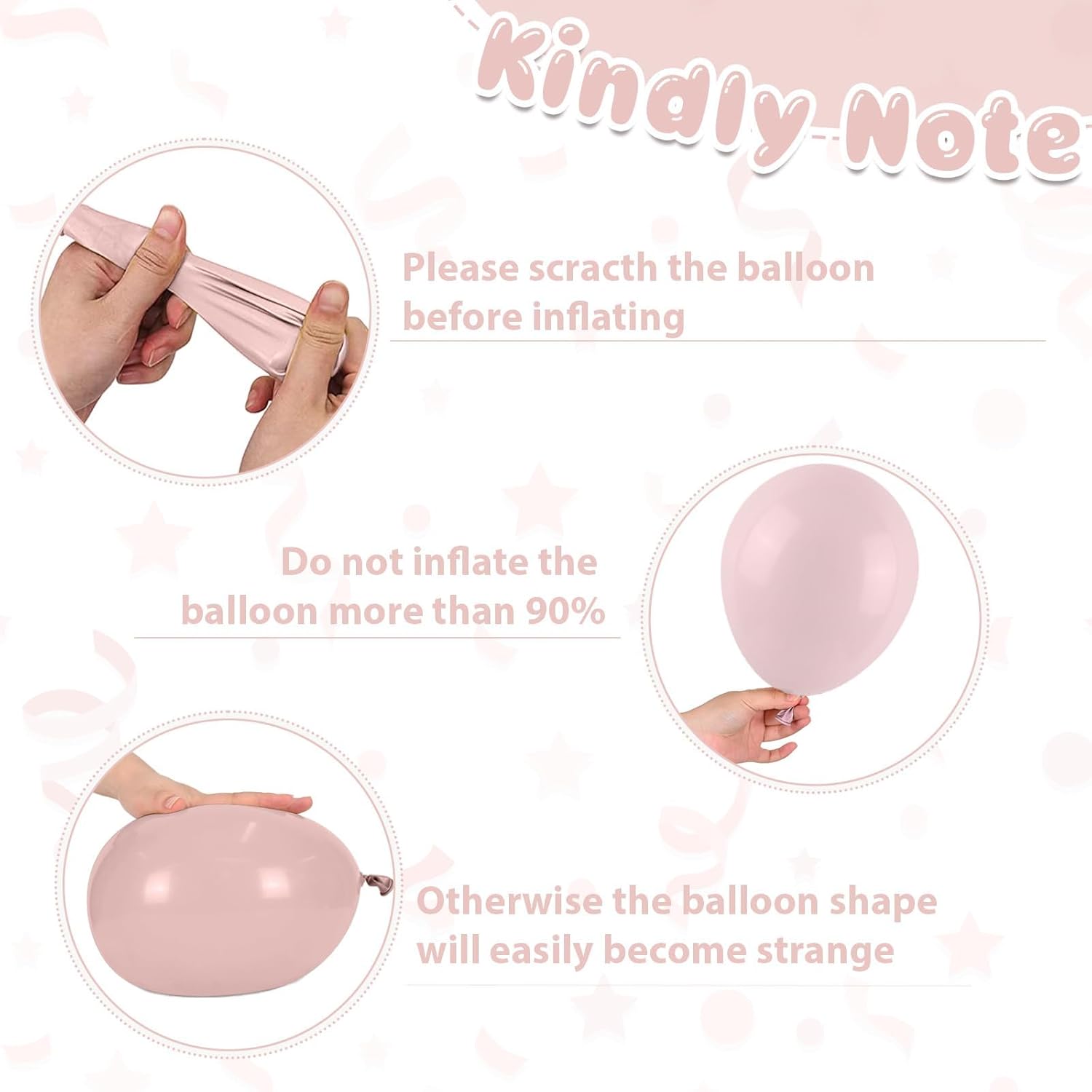 Regine Switzerland 50PCS Gender Reveal Balloon Set - Dusty Pink & Mist Blue 12-Inch Balloons for Baby Shower