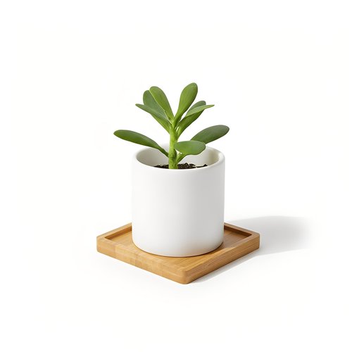Bamboo Coasters Blank Mats for Crafts — DIY Mosaic Tile Base, Small Indoor Plant Coasters, Reusable Eco-Friendly Design (Square)