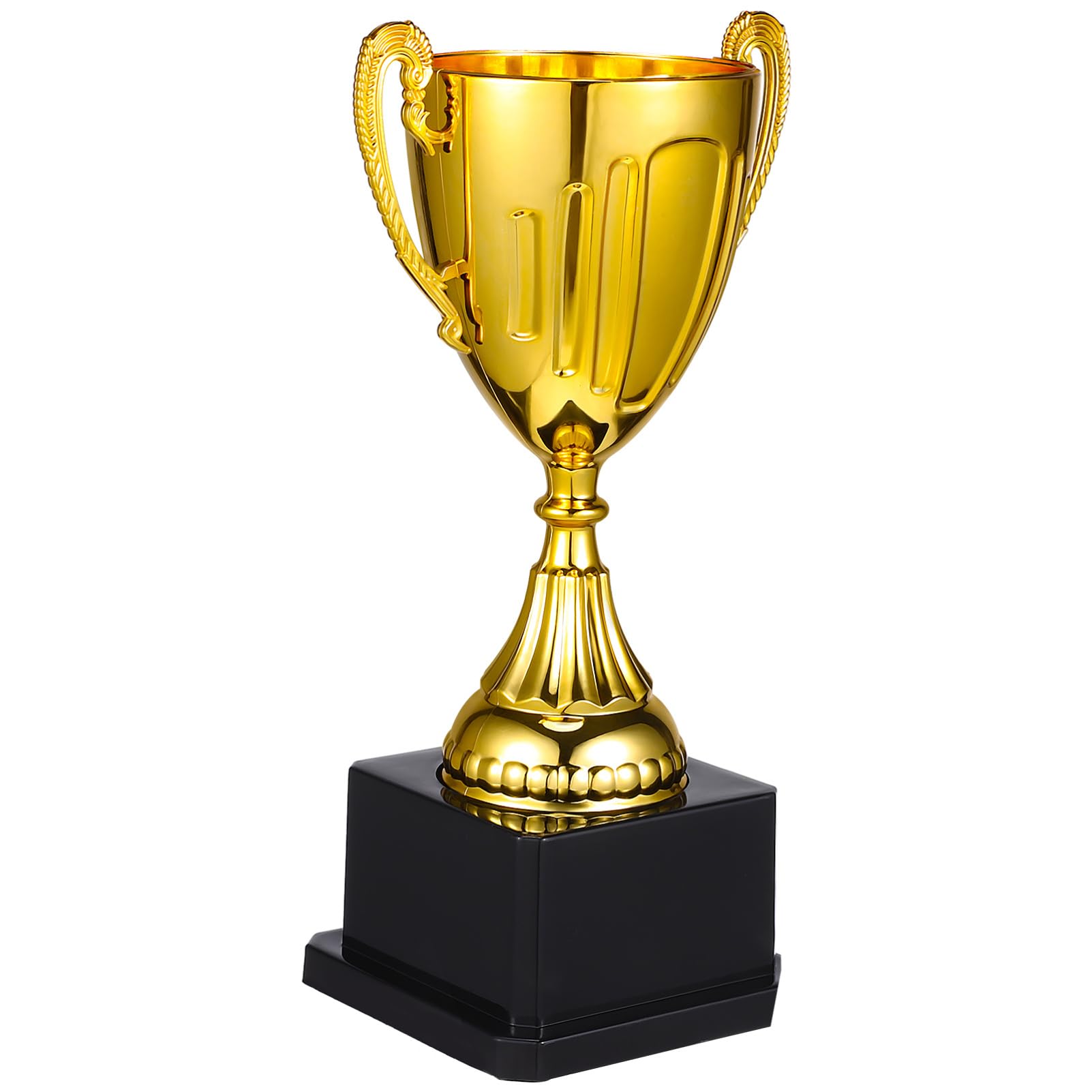 DOITOOL Gold Awards Trophy: Golden Trophies Awards Plastic Trophy Cup Rewards Winning Prize for Footabll Rewards Sports Tournaments, Birthday Party, Competitions