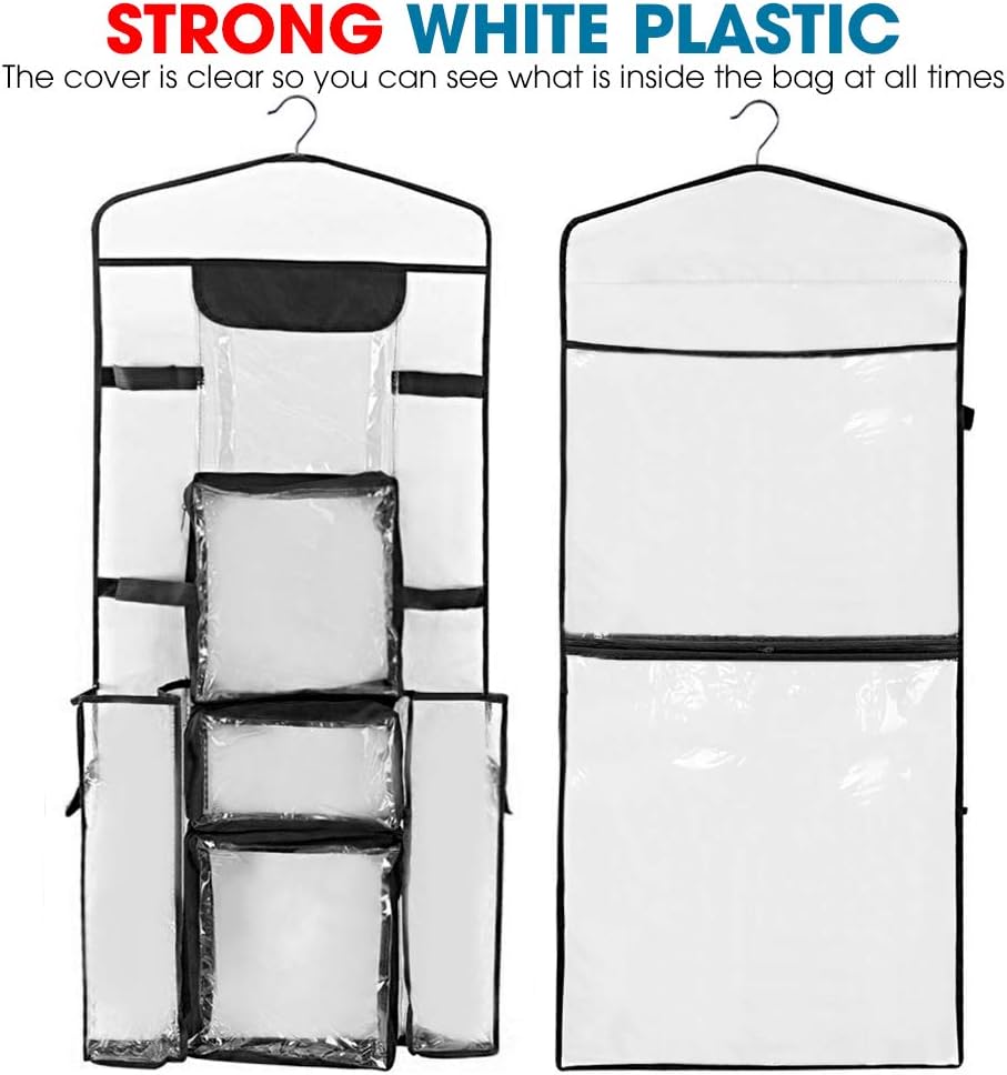 ProPik Gift Wrap Organizer - Double-Sided Storage for Wrapping Paper & Accessories | 40”x17” (Black)