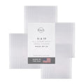Risch Double-Sided All Clear Vinyl Menu Cover, Two-Sided 2 View Plastic Menu Holder, Slip in Top-Loading Cover, Wipeable, Reusable, 11” x 17”, Pack of 24