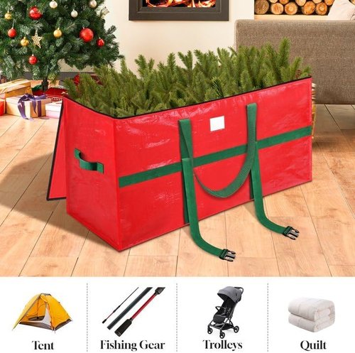 EverMerry Christmas Tree Storage Bag - Heavy Duty 7.5 Ft with Carrying Handles & Dual Zipper