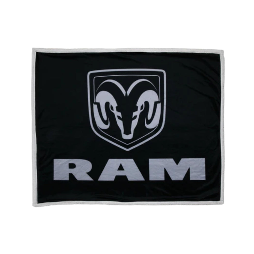 RAM Sherpa Throw Blanket - Super Soft and Warm 50" x 60" - Ideal for Winter, Christmas & All Year Comfort - Sofa Bed, Home Decor, Cozy Evenings & Gifts for Loved Ones
