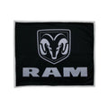 RAM Sherpa Throw Blanket - Super Soft and Warm 50" x 60" - Ideal for Winter, Christmas & All Year Comfort - Sofa Bed, Home Decor, Cozy Evenings & Gifts for Loved Ones