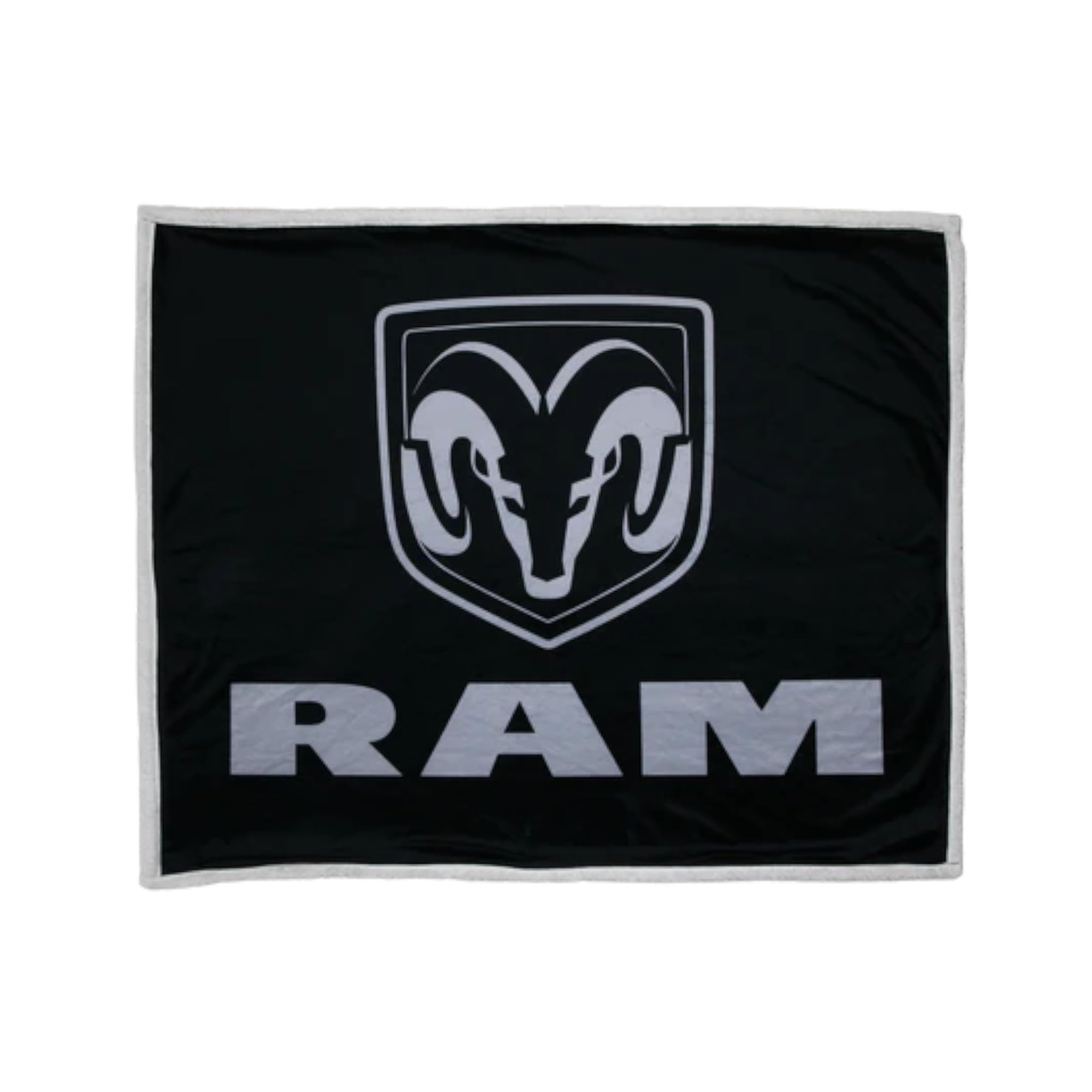 RAM Sherpa Throw Blanket - Super Soft and Warm 50" x 60" - Ideal for Winter, Christmas & All Year Comfort - Sofa Bed, Home Decor, Cozy Evenings & Gifts for Loved Ones