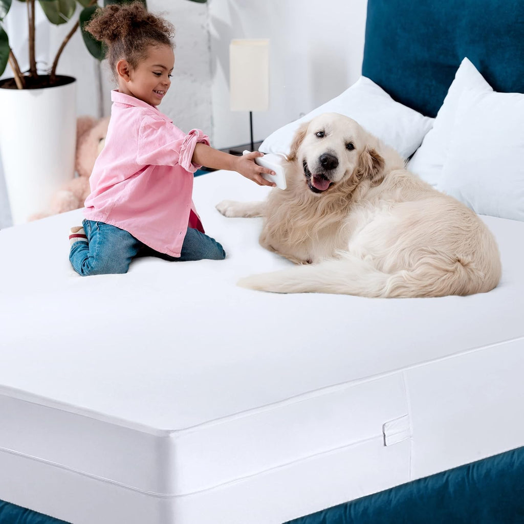 Utopia Bedding Queen Size Mattress Protector - 100% Waterproof & Bed Bug Proof Encasement (Pack of 2)