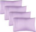 King Pillow Cases by [Brand Name] - Ultra Soft Hotel Quality Covers | Wrinkle-Free & Fade Resistant - 4 Piece Set in Lavender