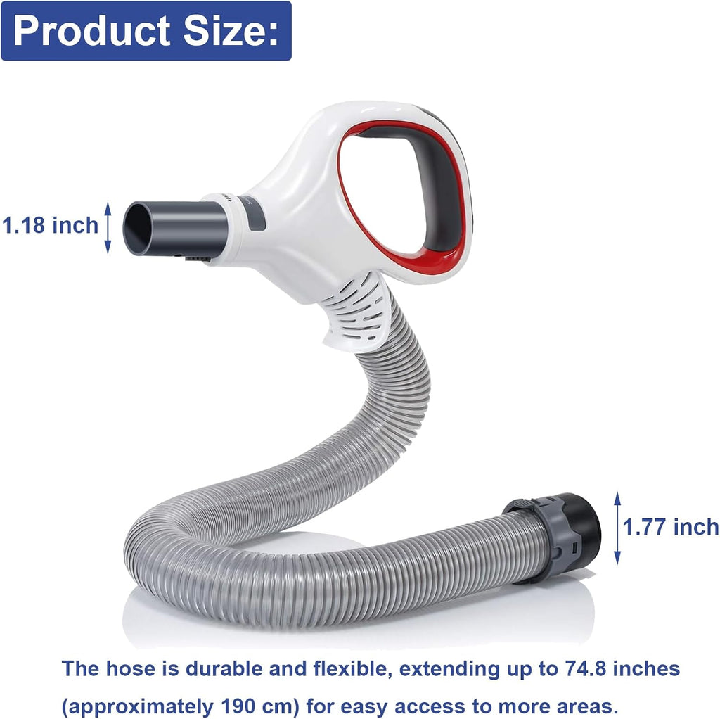 Shark Rotator Hose Handle - Upgraded Replacement for NV500 Series | Fits Multiple Models, Red