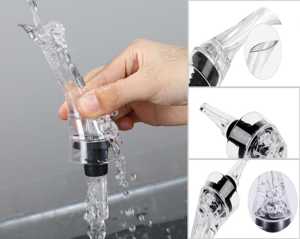Wine Pourer 2pcs Premium Wine Aerator Pourer Professional Quality Wine Aerator Pourer Spout 2 Packs