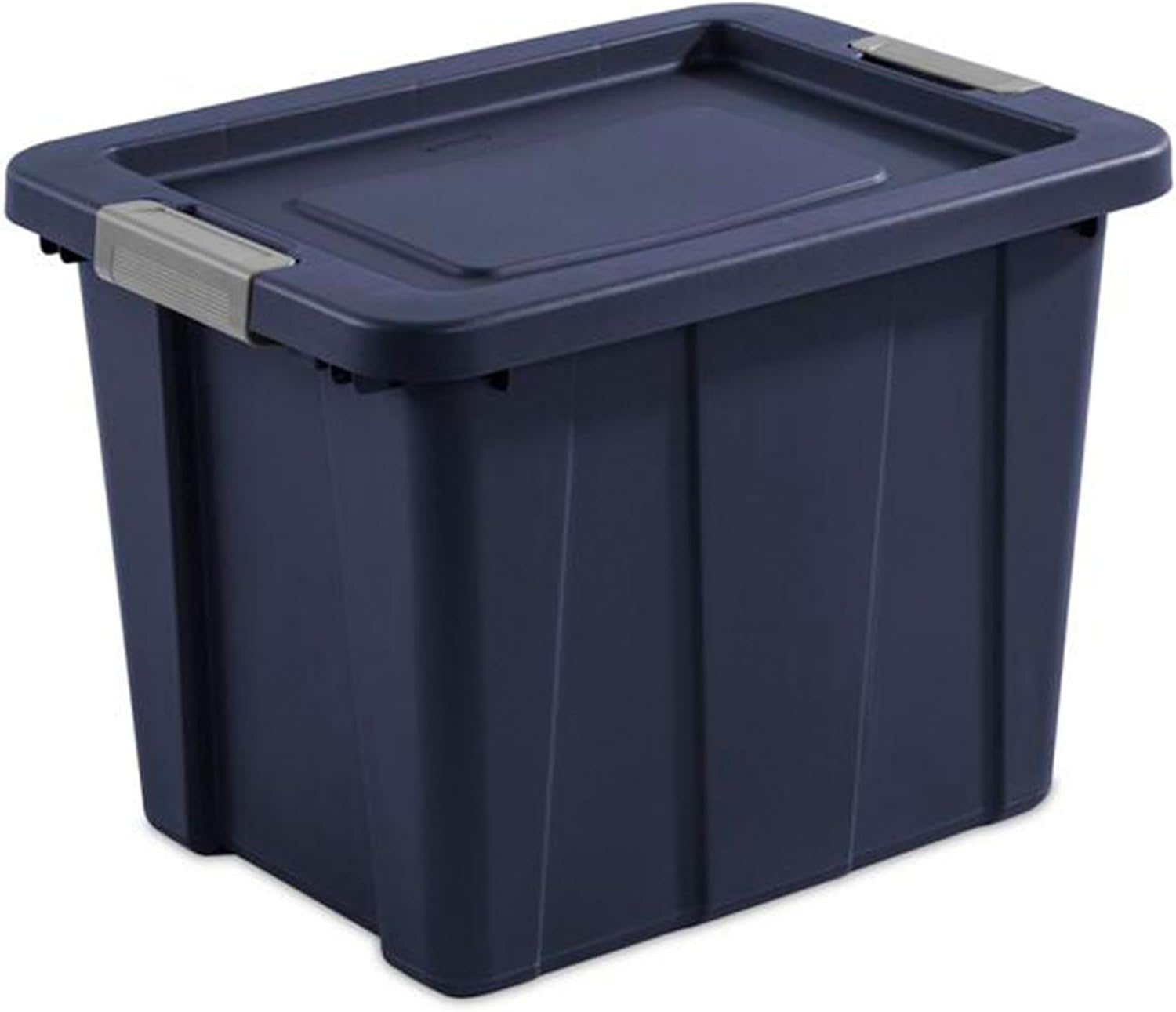 Sterilite 18 Gallon Heavy Duty Storage Bins - 6-Pack with Lids in Dark Indigo