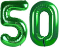 50th Birthday Decorations | Skiennix Dark Green 40-Inch Giant Foil Number 50 Balloon