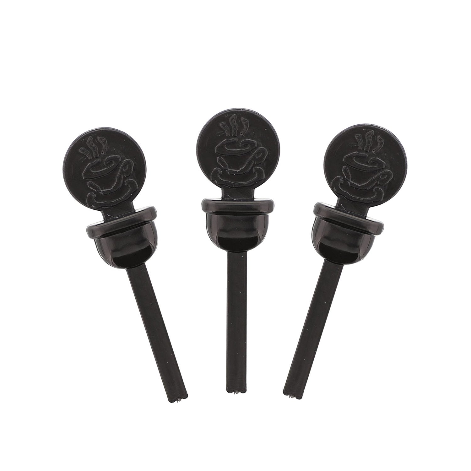 StixToGo Beverage Plugs - Leak Prevention Coffee Accessory for Hot Drinks, Disposable Coffee Stoppers, Fits Standard Lids - Black, 2", Pack of 400