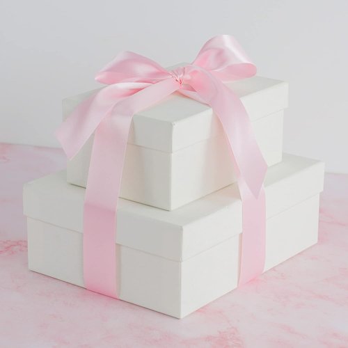 MEEDEE Pink Satin Ribbon - Luxurious Double-Faced 1.5-Inch Ribbon | 50 Yards for Crafts & Weddings