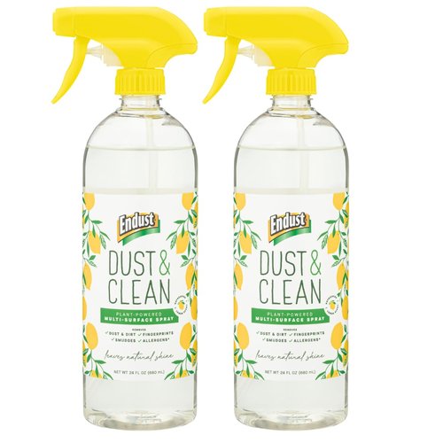 Endust Plant-based Multi-surface Dusting & Cleaning Spray, 24 Fl Oz (Pack of 2)