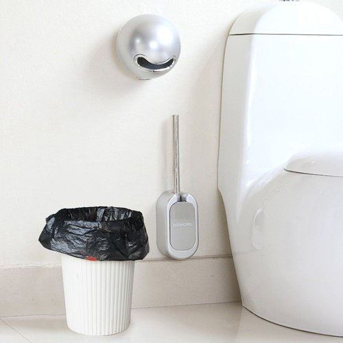 Teyyvn 1.2 Gallon Small Drawstring Trash Bags, Black, 108 Counts