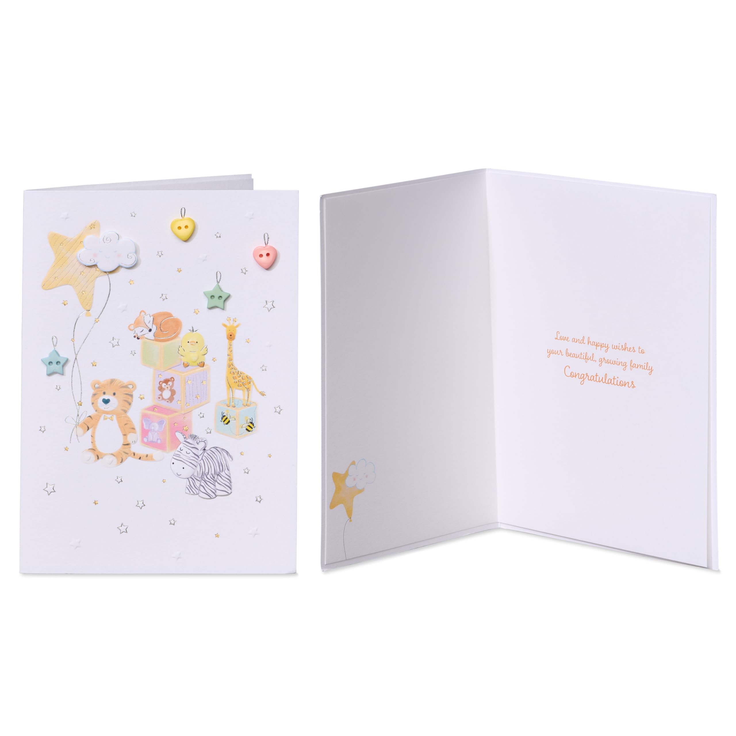 Papyrus Baby Shower Card Assortment with Decorative Box, 6-count - Designed by Turnowsky