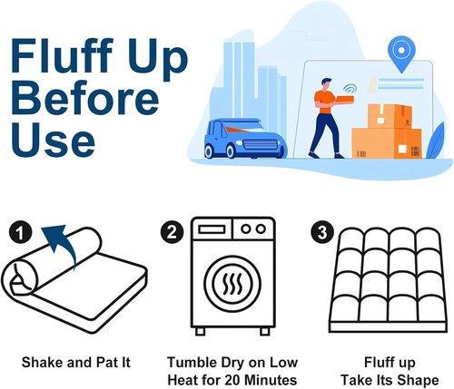 COONP Full Mattress Topper, Extra Thick Pillowtop, Cooling Plush Mattress Pad Cover Bed Topper Protector with 8-21 Inch Deep Pocket (Grey, Full)