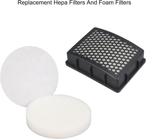Kenmore Replacement Vacuum Filter Set - 2 HEPA & 4 Foam Filters for DU2015, DU2012, K4010 Models