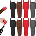 8Pcs Silicone Wine Stopper for Wine Bottles, Reusable Sparkling Wine Bottle Stoppers Keep-Wine-Fresh Sparkling Wine Bottle Stopper for Wine Beer Champagne Home Party