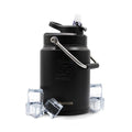 Ice Shaker Insulated Stainless Steel Half Gallon Water Jug | 64 oz, Black | Stays Cold for 60+ Hours | Multi-purpose lid | Odor-Free Outdoor Water Jug for Sports, Camping, Hiking, Working Out