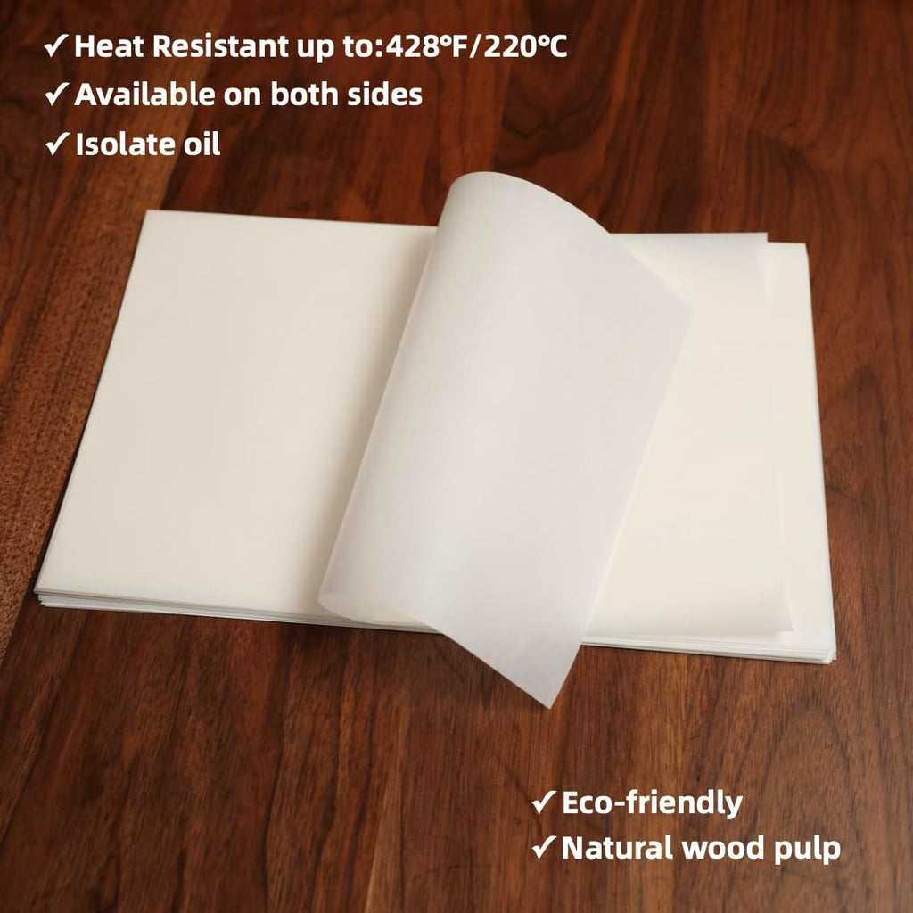 Regine Switzerland Baking Parchment Paper - Non-Stick & Grease-Proof | 1600 Sheets, 18x26 Inch
