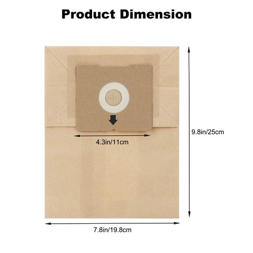 Alrens 22 Pack 4122 Vacuum Bags for Bissell Zing 4122, 4122D, 2154W, 2154A,2154C 2154, 1668, 1668C, 1668W, 1608, Canister Vacuum, Replace Part #2138425, 213-8425