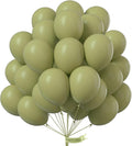 PartyWoo Sage Green Balloons - 50 Pcs 12-Inch Matte Latex Balloons for Weddings & Celebrations