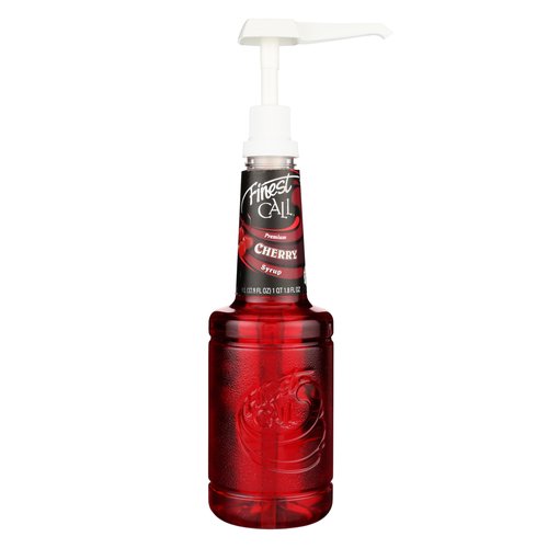 Finest Call Bar Syrup Pump Dispenser for 1 Liter/33.8 FL OZ Bottle