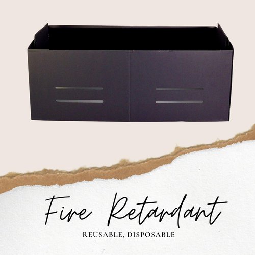 WindBlocker Disposable Wind Blocking Stands – Pack of 5 Elegant Food Warmers for Buffet & Catering, Outdoor Parties, Keep Food Hot or Cold