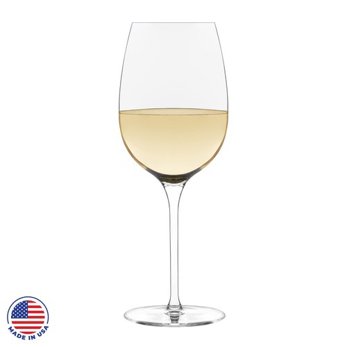 Libbey Signature Kentfield All Purpose Wine Glasses Set of 4, Red and White Long Stem Wine Glasses, Curvature Wine Glass Gift Set for All Occasions