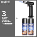 Sondiko Kitchen Torch - Versatile Cooking & Soldering Tool with Butane Included | Perfect for Men