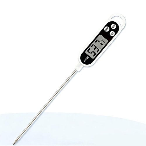 Digital Display Food Thermometer - 304 Stainless Steel Probe | Fast, Accurate Measurements, Waterproof