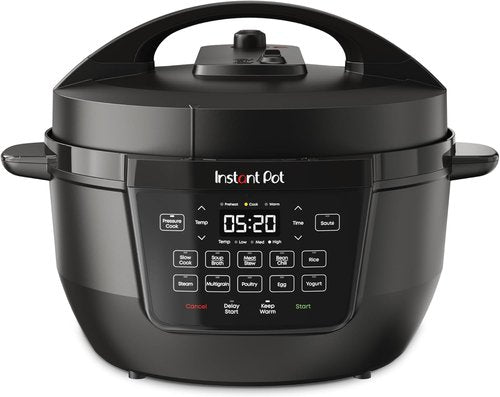Instant Pot 7.5QT RIO Wide - 7-in-1 Electric Multi-Cooker with WhisperQuiet Steam Release | Large Capacity & Versatile Cooking Functions