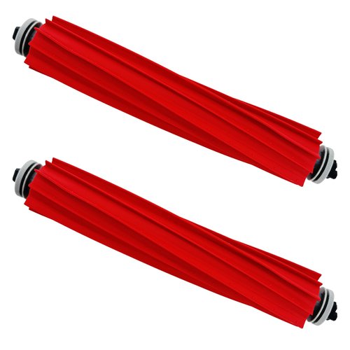 iKuKurun 2 Pack Rubber Roller Brushes Replacement for Roborock QV 35A/35S, Q7,Q7+,Q7 Max,Q7 Max+ S7, S7+, S7 MaxV, S7 MaxV Plus, S7 MaxV Ultra, T7S, T7SPlus, Q Revo, Qrevo MaxV, Qrevo S Robot Vacuum