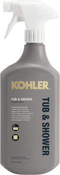 KOHLER K-EC23732-NA Tub and Shower Cleaner, Bathroom Cleaner, Restores Acrylic, Tile, Enameled cast iron, Lithocast, Residue Free, 28 FL Oz