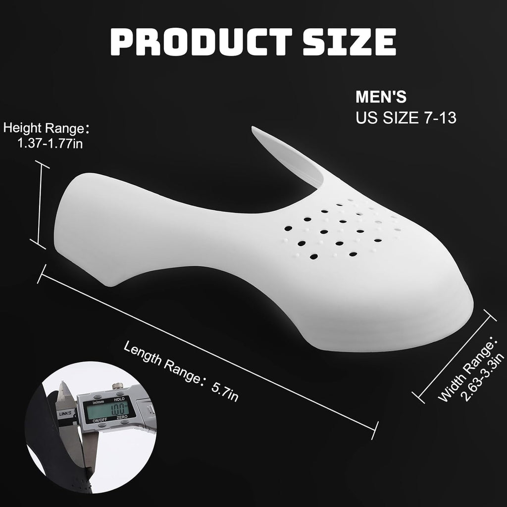 Skiennix Crease Protectors for Sneakers - Prevent Creases for Air Force, Jordan, Dunk Low | Men's 7-13, Women's 5-9