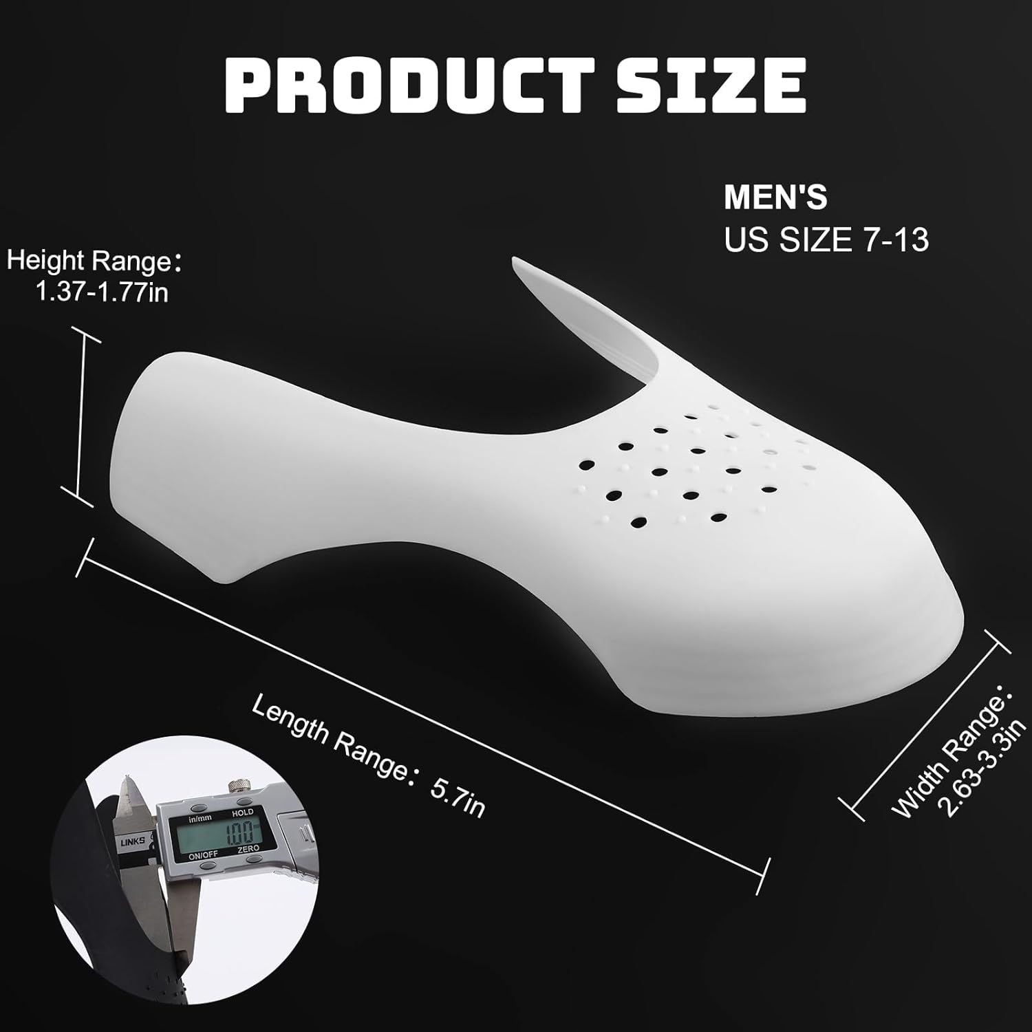 Skiennix Crease Protectors for Sneakers - Prevent Creases for Air Force, Jordan, Dunk Low | Men's 7-13, Women's 5-9