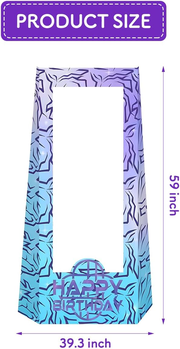 Purple Demon | 4.9 Ft Tall Life-Size Cardboard Stand-In | Perfect for Themed Parties & Photo Booths