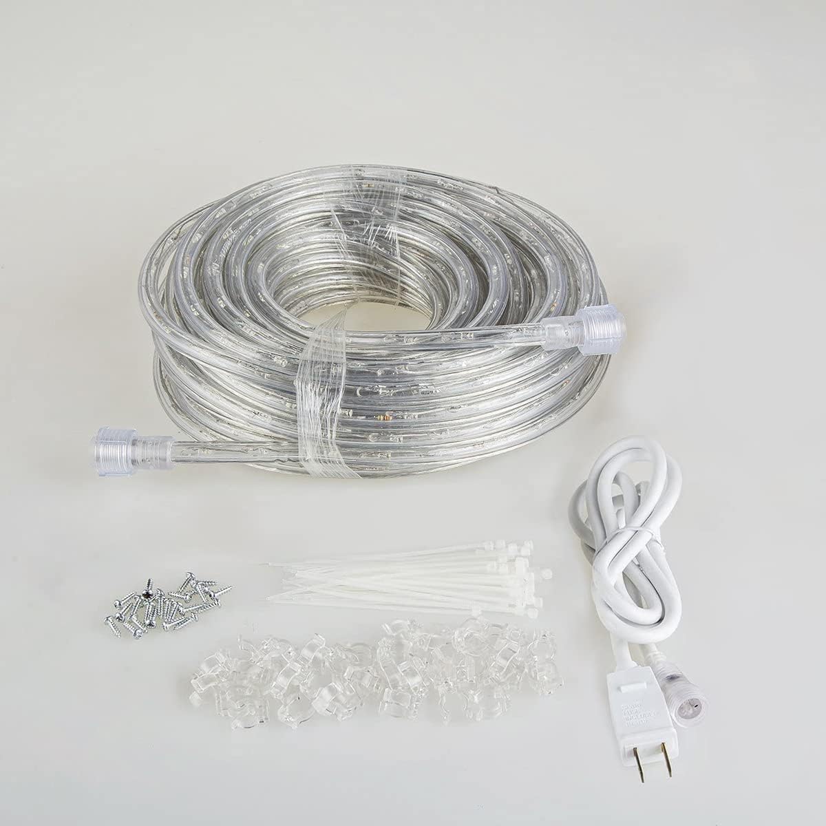 Skiennix LED Rope Lights - 50ft Waterproof Warm White with 540 LEDs | Indoor/Outdoor Decorative Lighting