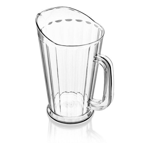 New Star Foodservice Resturant-Grade Polycarbonate Plastic Water Pitcher (Tapered Style (Clear), 60 oz (Set of 12))