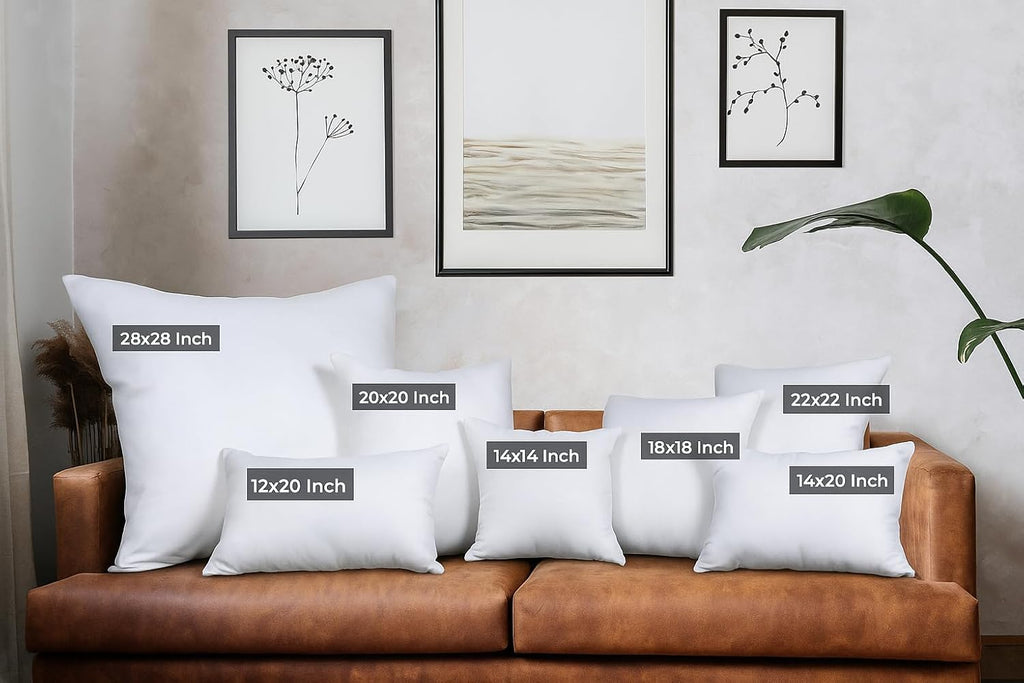 Utopia Bedding Throw Pillow Inserts - Soft & Plush 28 x 28 Inches | Pack of 4 White Indoor Decor