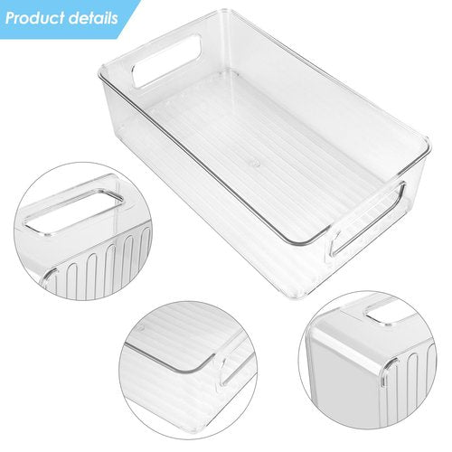 Baby Bottle Organizer Plastic Storage Center for Baby Bottles and Food Jars Baby Bottle Organizer for Cabinet, Perfect Organizer for Kitchen Cabinet, Pantry, Refrigerator, and Countertop（2 pcs）