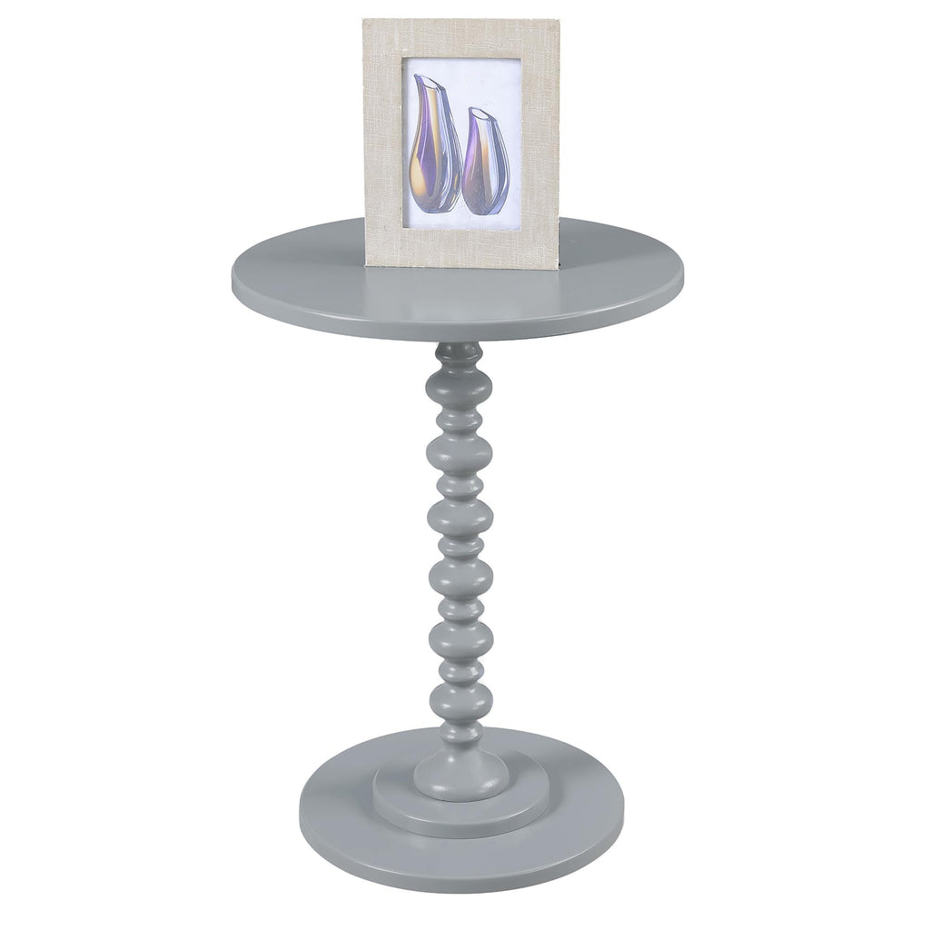 Convenience Concepts 131355GY Palm Beach Spindle Table, Gray