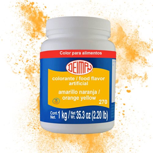Deiman Artificial Food Color Orange Yellow 270 (2.2 lb)