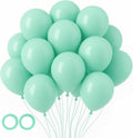 Voircoloria 105pcs Mint Green Balloons - 12-Inch Latex Party Balloons for Birthdays & Celebrations
